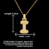 New Style Necklace Featuring Trendy Letter Design In Bold Font, with A Luxurious and Exclusive Look, Suitable for Sophisticated Accessories.