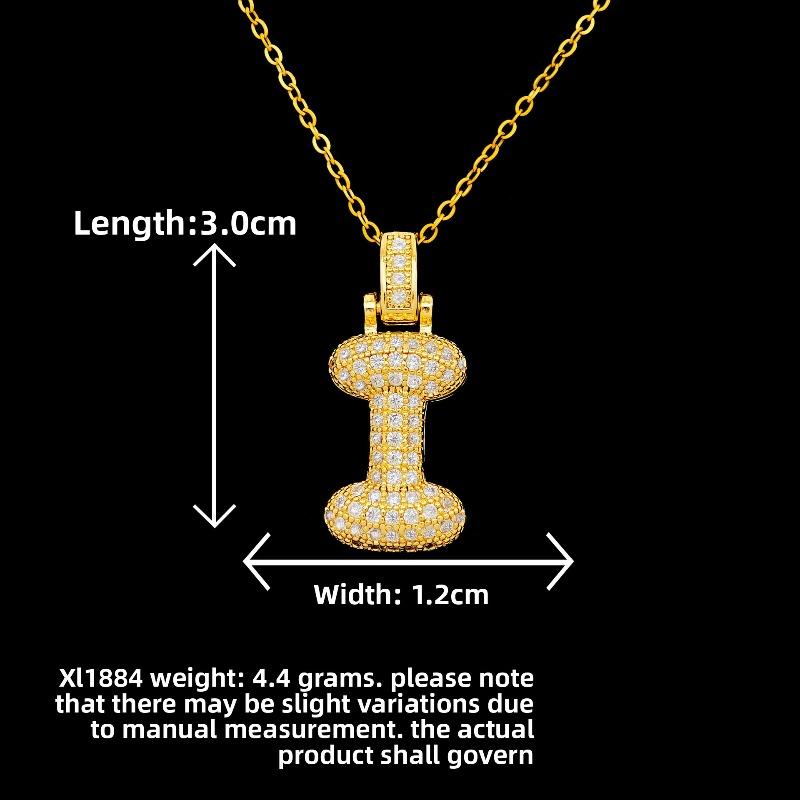 New Style Necklace Featuring Trendy Letter Design In Bold Font, with A Luxurious and Exclusive Look, Suitable for Sophisticated Accessories.