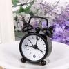 Portable Mini Alarm Clock Retro Double Bell Desk Table Clock Durable Quartz Clock Home Decoration Table Watch Desk Clock