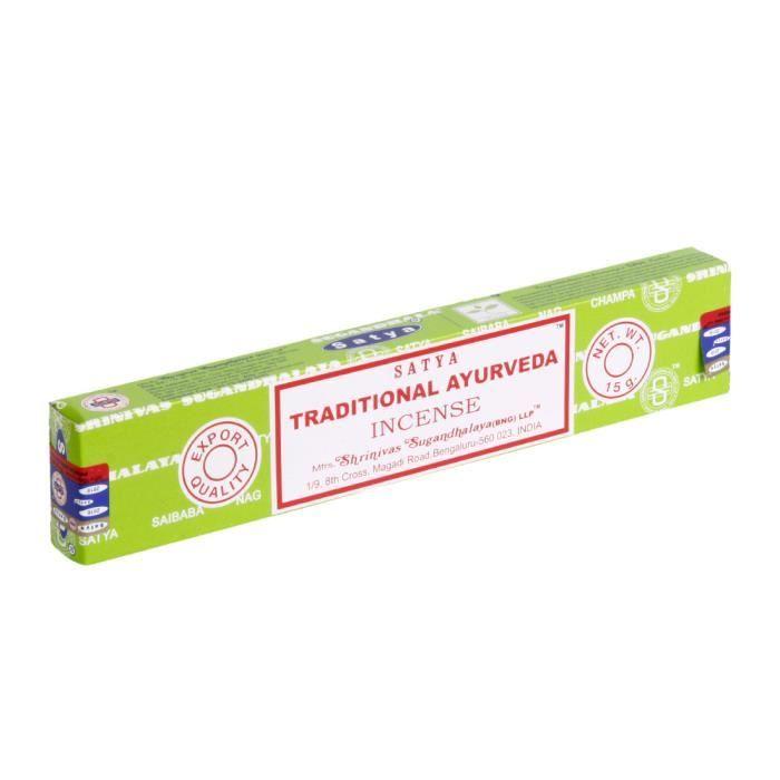 Encens - Traditional Ayurveda - 15g - Pour Adultes - Pour Hommes - Parfum Naturel