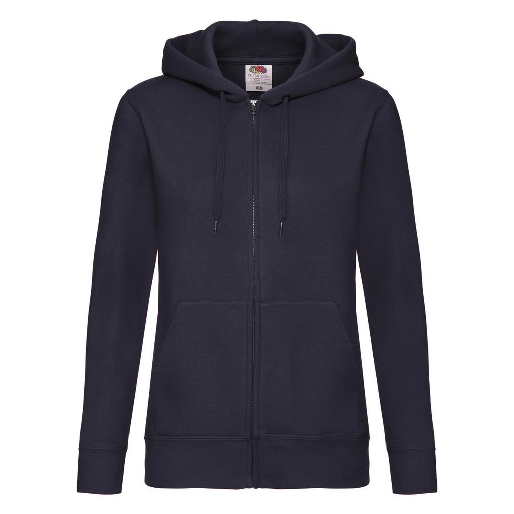 Fruit of the Loom Womens/Ladies Premium Hooded Lady Fit Sweat Jacket