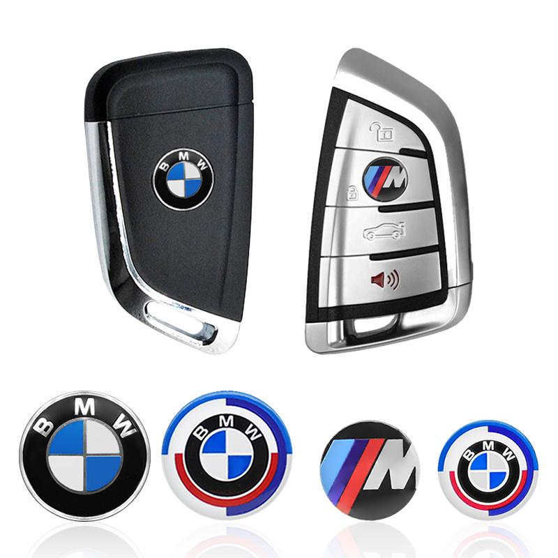 For BMW M E46 E90 E60 11mm 14mm Logo Car Remote Key Emblem Stickers Badge Decal For BMW M X1 X2 X3 X5 X4 X6 X7 G32 G11 G12 F40 F30 F20 F10 F34 vngk1