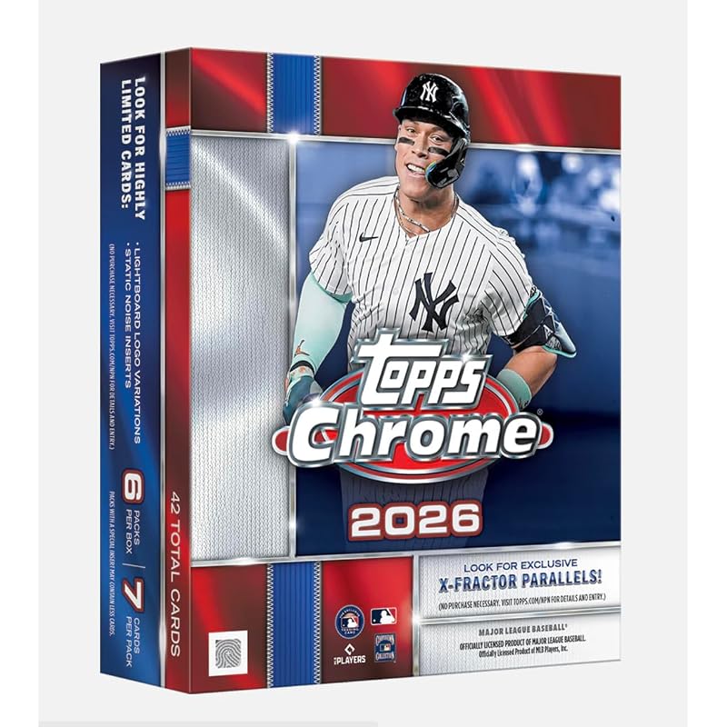 MLB 2026 TOPPS CHROME BASEBALL MEGA BOX