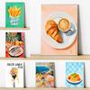 Food Wine Fruits Poster Canvas Paintings Pizza Pasta Avocado Sushi Wall Art Pictures for Home Kitchen Living Room Decor No Frame