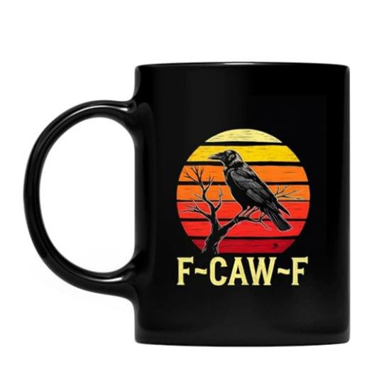 Personlig F-Caw-F Kyllingkrus 15oz Keramisk Kaffekopp Morsom Hane Gårdsdyr Humor Krus Gjenbrukbart Oppvaskmaskin Mikrobølgeovn Sikker Drikkeglass