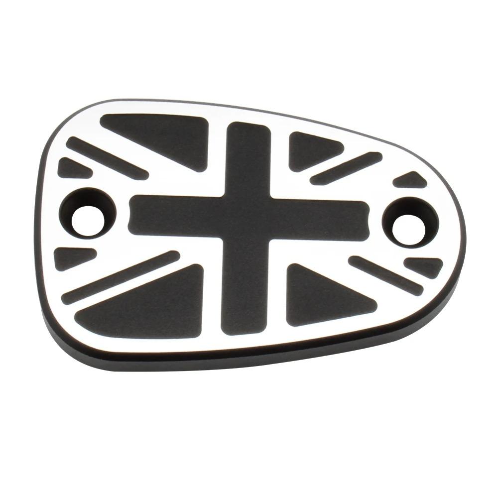

For Triumph Bonneville Bobber T100 T120 Front Brake Reservoir Master Cylinder Disc Cap Cover Black Speedmaster accesorios moto B