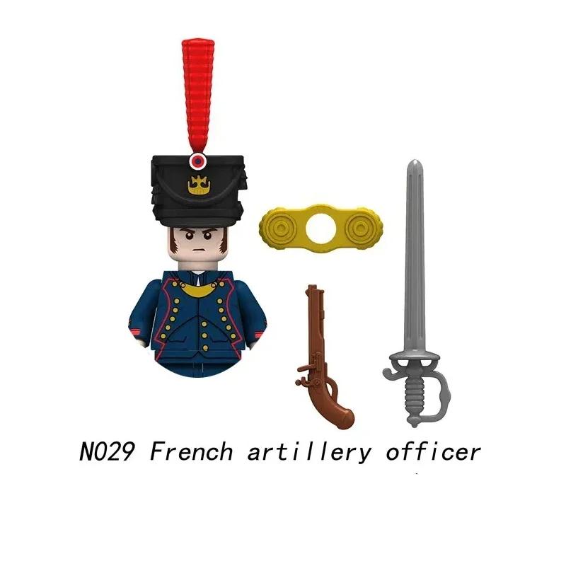 1 KS/Napoleonské války Vojáci Stavební kostky WW2 Figurky Francouzský Britský Fyzilír Pušky Zbraně Hračky Pro Děti