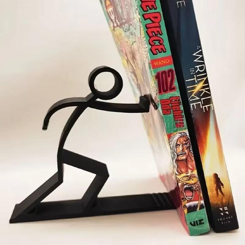 1Pcs Desktop Simple Book Stand 3D Printed Bookshelf Student Book Block Large Thickened Storage Rack Stationery