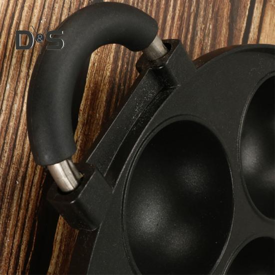 Kuchenform mit 7 Löchern, glatte Omelettpfanne, antihaftbeschichtete Bratpfanne für Oktopusbällchen, Frühstücks-Omelett-Maker