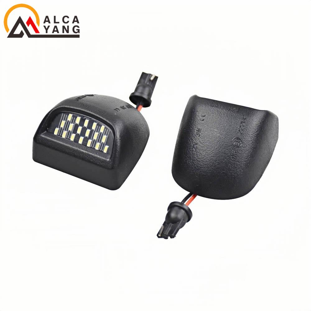 LED License Plate Lights for Chevrolet Silverado 1500 2500 3500 Avalanche GMC Sierra Suburban Tahoe Cadillac Escalade