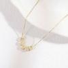 Shining Five Blessings Sterling Silver Choker Necklace - Versatile High-End Women's Clavicle Chain