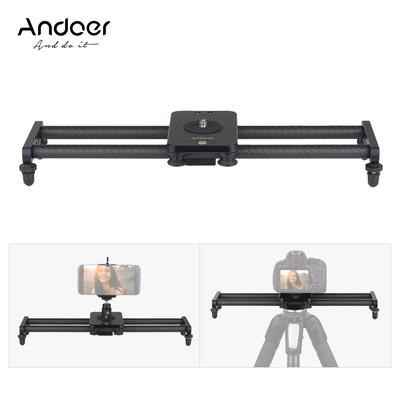 40 cm/ 15 inç Karbon Fiber Kamera Parça Kaydırıcı Video Sabitleyici Ray