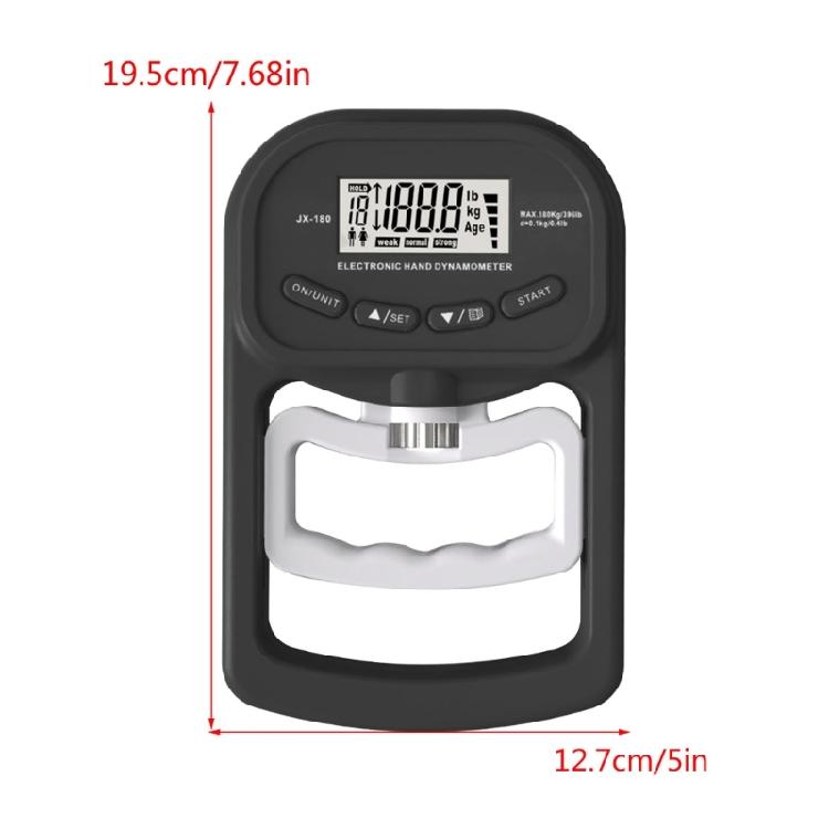 Electronic Grip Power Trainer LED Display Digital Grip Strength Hand Dynamometer