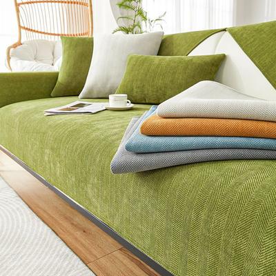 Cuscino per Divano in Ciniglia Antiscivolo Copertura Avvolgente Copertura Tessuto Copertura Tinta Unita Quattro Stagioni Universale Cuscini per Seduta