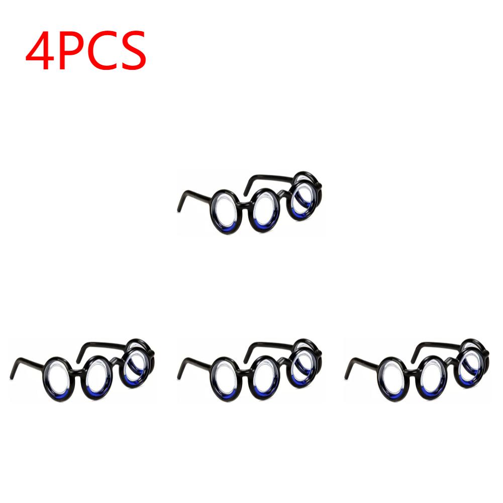 5-1PCS Anti-Nausea Eyewear Without Lens Multipurpose Motion Sickness Glasses Detachable Foldable for Old Adults Children