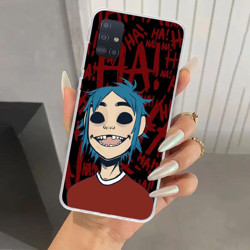 Gorillaz Anime Phone Case for Samsung Galaxy A52 A32 A22 A12 A02S A50S A30S A10S Note 20 Ultra 10 Plus S10 A31 A20 A71 A72 Galax