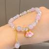 Cartoon Cute Sanrio  Bracelet Girls Kawaii Bracelet Creative Hello Kitty Beaded Bracelet Girl Gifts