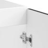 Under Sink Cabinet Porto Black 80 X 46 X 81.5 Cm Particleboard