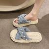 Fashion Beach Shoes House Slippers Platform Slipers Women Slides Sabot Genuine Leather 2025 Women's Genuine Leather Shoes Ladies' Slippe