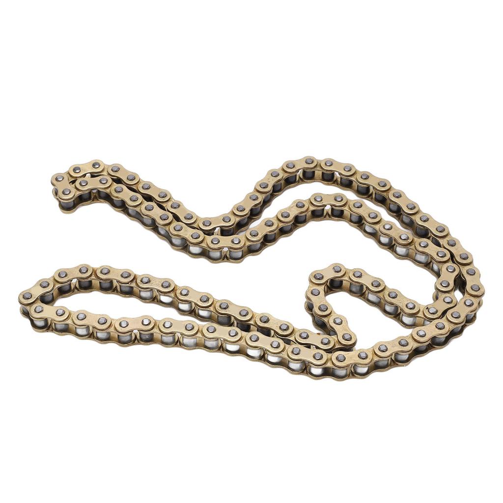 428 Motorcycle Drive Chain 104 Link Gold Replacemen Chain for ATV Motorbike Repair Upgrade