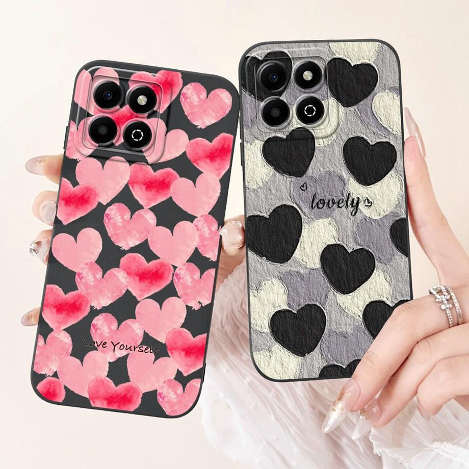 Case For Huawei Honor X6a X6b X6a Plus Phone Case For Honor X6 X6s 4G Soft Silicone Funda Women Fashion Flower Printed Cover