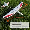 New PP Foam Double Wing Airplane Toy Popular Red&Blue EPP Bubble Plane Ligthweight Hand Thrown Aircraft for Kids Outdoor
