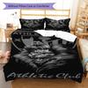 Bilbao logo Patrón Juego de Ropa de Cama Colcha Colcha Funda de Almohada Decoración del Hogar Regalo de Cumpleaños (1 * funda nórdica + 2 * fundas de almohada, sin núcleo)