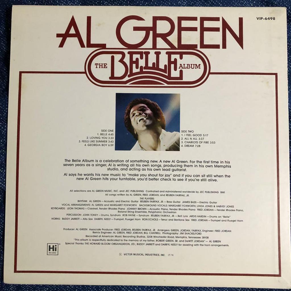 [USED] [Classic] Al Green - Bells - LP record - Soul - Lou Reed