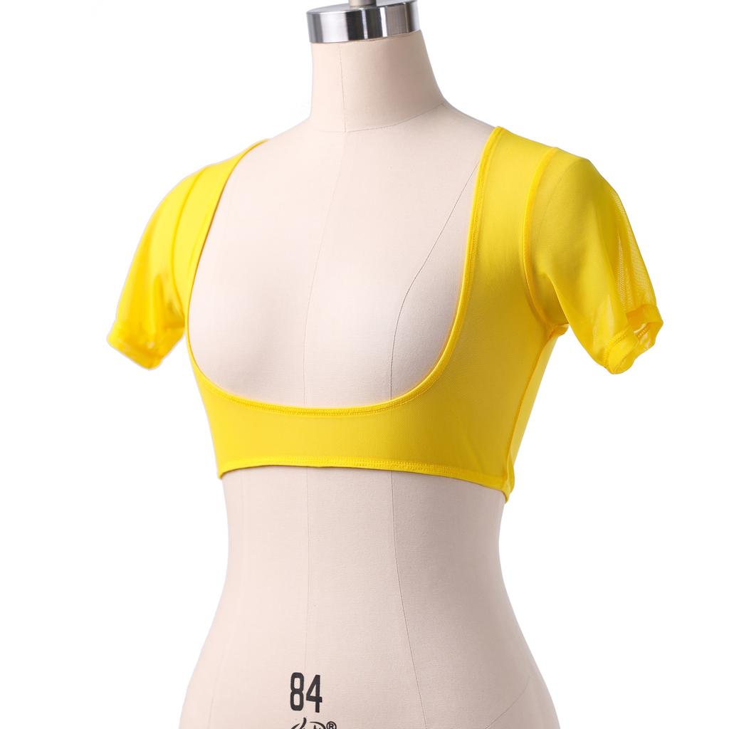 Belly Dance Costume with Water Gauze Chest Support Small Top, Eastern Dance Belly Dance Costume