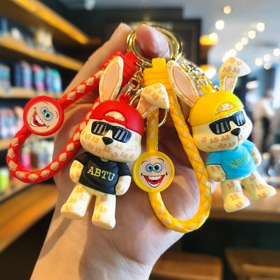 AB Rabbit Keychain Cute New Product Doll Machine Cartoon Cute 3D Doll Cute Personalized Gifts Y2k Fashion Gift for Students