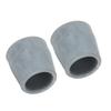 10pcs Rubber Crutch Tip Set Professional Gray Cane Walker Tip Replacement Accessory 1.1 Inch
