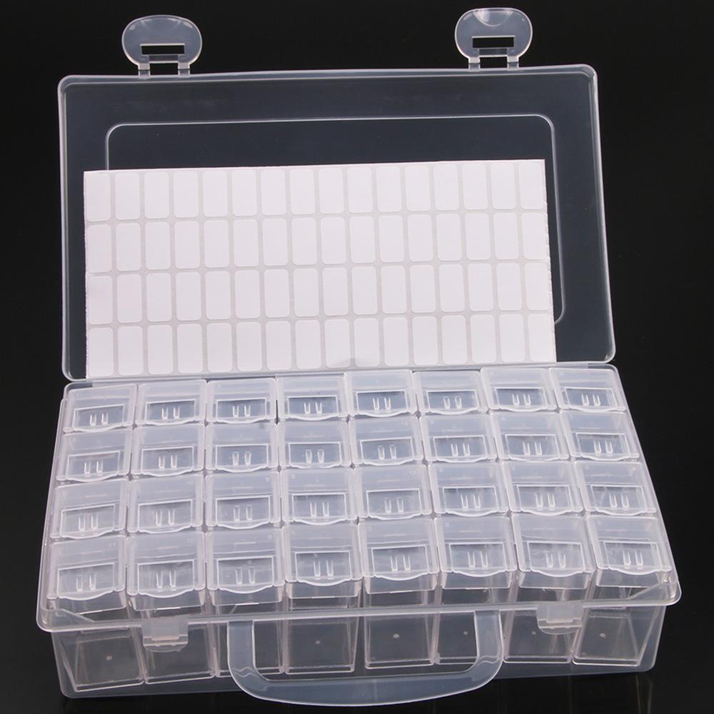 5D DIY Diamantmalerei Werkzeuge Zubehör Aufbewahrungsbox Behälter Diamantstickerei Zubehör Bohrerbox Mosaikbehälter Etui