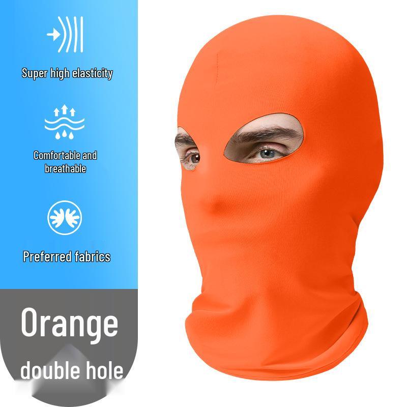 Breathable Summer Three-Hole Sunscreen Mask for Outdoor Cycling and Sun Protection