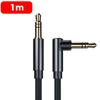 0.5/1/2/3 Meters Ultra Long 3.5mm Aux Audio Cable Right Angle Male to Male Auxiliary Jack HiFi Cord For Car Phone HeadphonesGood product