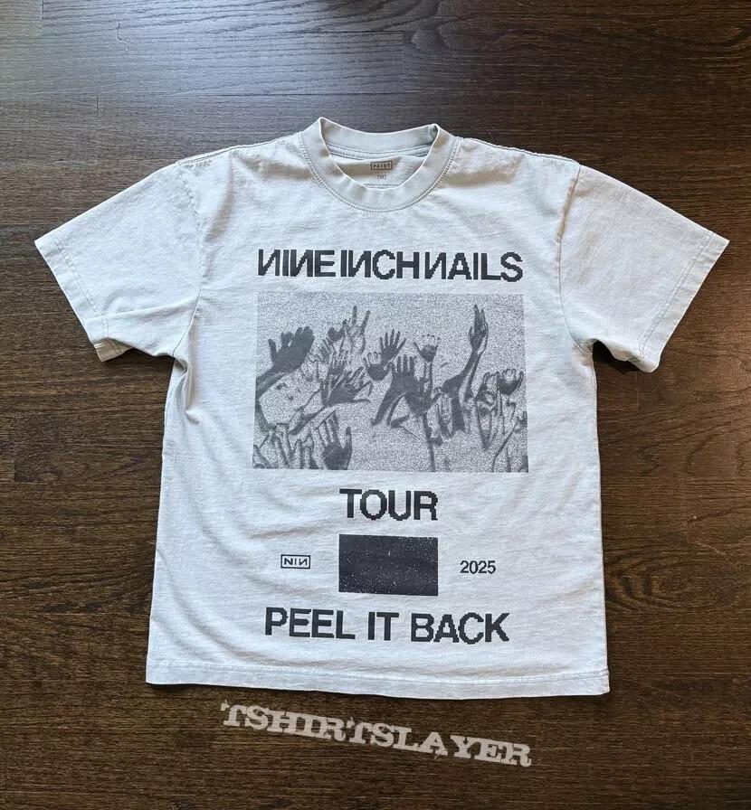 

Nine Inch Nails - Peel it Back tour 2025 short sleeve white color shirt VK01278 Unisex T-Shirt XXXXL