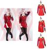 Stunning Darling In The Franxx Zero Two Red Uniform Cosplay Costume For Halloween