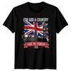 For God & Country Raise The Standard United Kingdom Patriotism Men Women Graphic