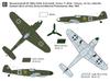 Mark I 1/144 Bf109G-10 „Späte Gustav“ (2 Kits) Plastikmodellbausatz MKM 144072N (Flugzeug)