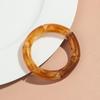 Retro Acrylic Chunky Bamboo Curved Tube Bracelets for Women Boho Mixed Color Resin Stretchy Stack Bangles Trendy Jewelry Gifts
