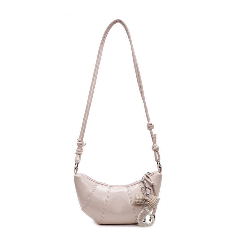 Korean version of trendy fashion shoulder bag women's 2025 new high-end temperament women's bag hand carry simple casual dumpling bag