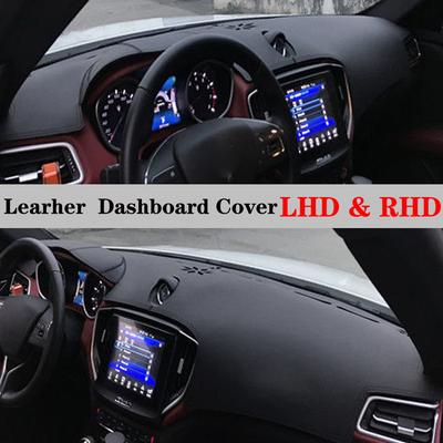 Dashboard Dash Mat Cover Leather Pad Sunshade Protection Nonslip Accessories For Maserati Ghibli 2014 2015 2016 2017 2018-