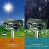 Solar Outdoor Animal Repellent: LED Strobe & Ultrasonic Bird, Dog, and Rodent Deterrent
