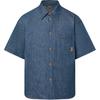 Lv Short Sleeved Cotton Chambray Shirt 1AFXLJ