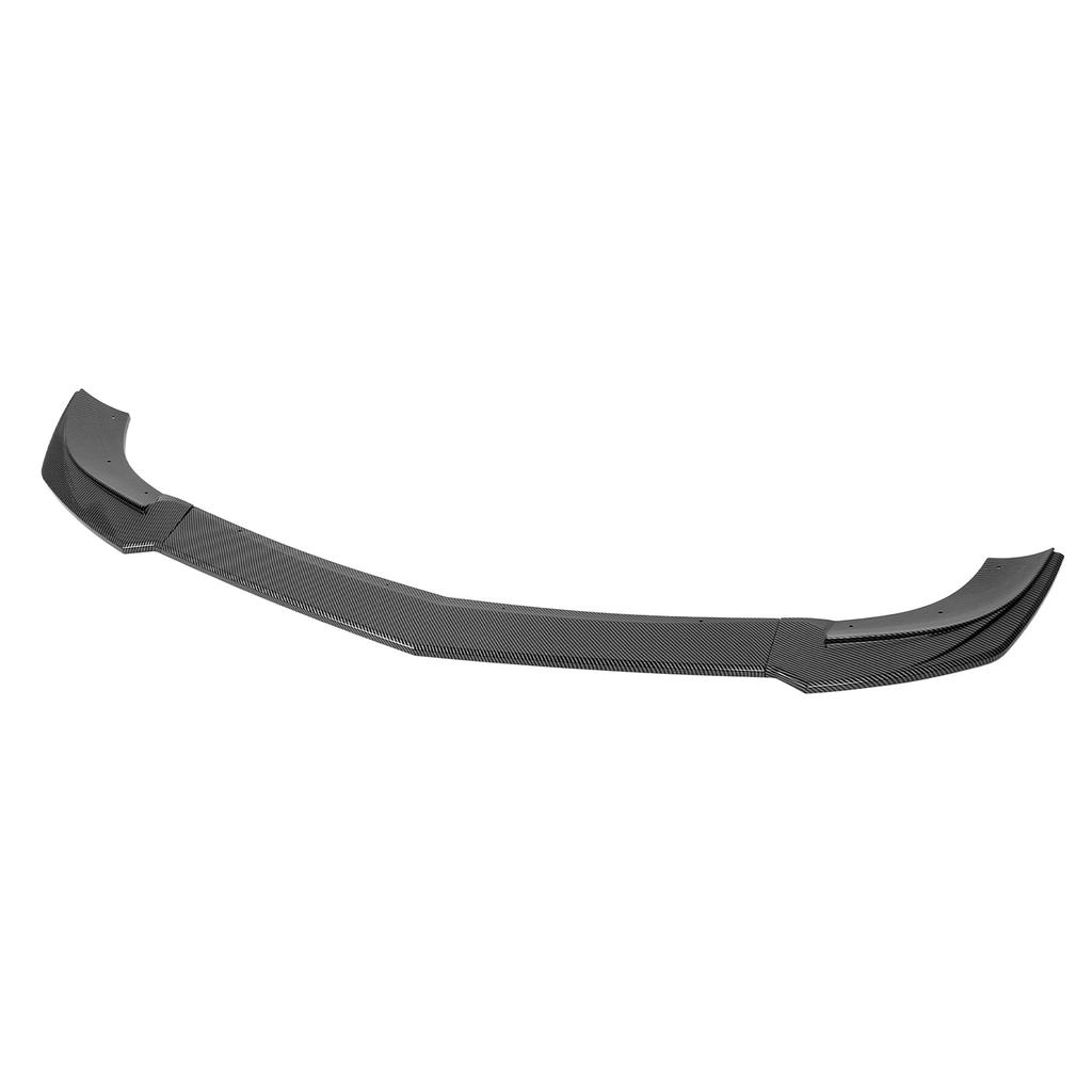 3PCS Front Bumper Lip Spoiler Scratch Resistant Bumper Lip Chin Splitter Kit Replacement for C‑Class W204 04 2011‑2014