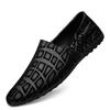 Daily Leather Loafers for Men with Flat Soft Soles Simple Comfortable Breathable Non Slip Casual Driving Trends Men Shoes