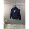 Mens Half-Zip Knit Sweater Wool Blend Twist Warm Fall Winter Casual Relaxed Fit
