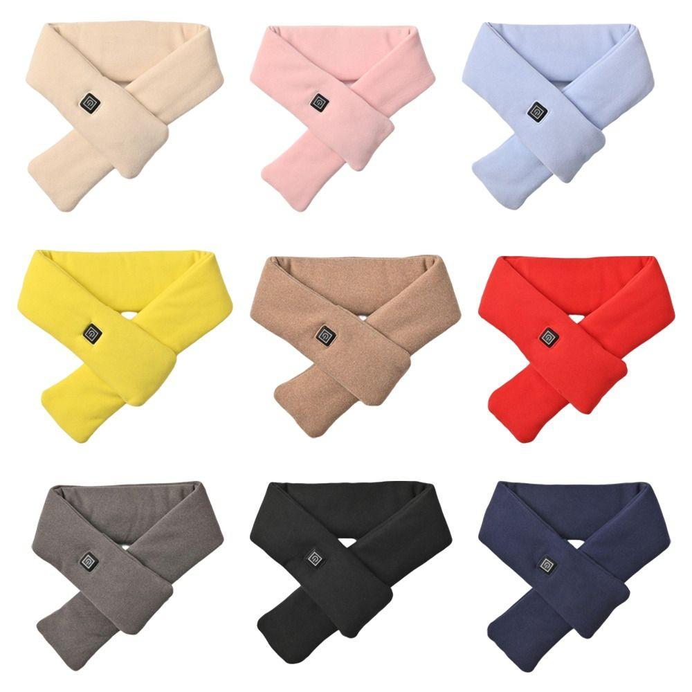 Not Include Battery USB Heated Scarf Temperature Control Shawl Fashion Neck Warmer Unisex