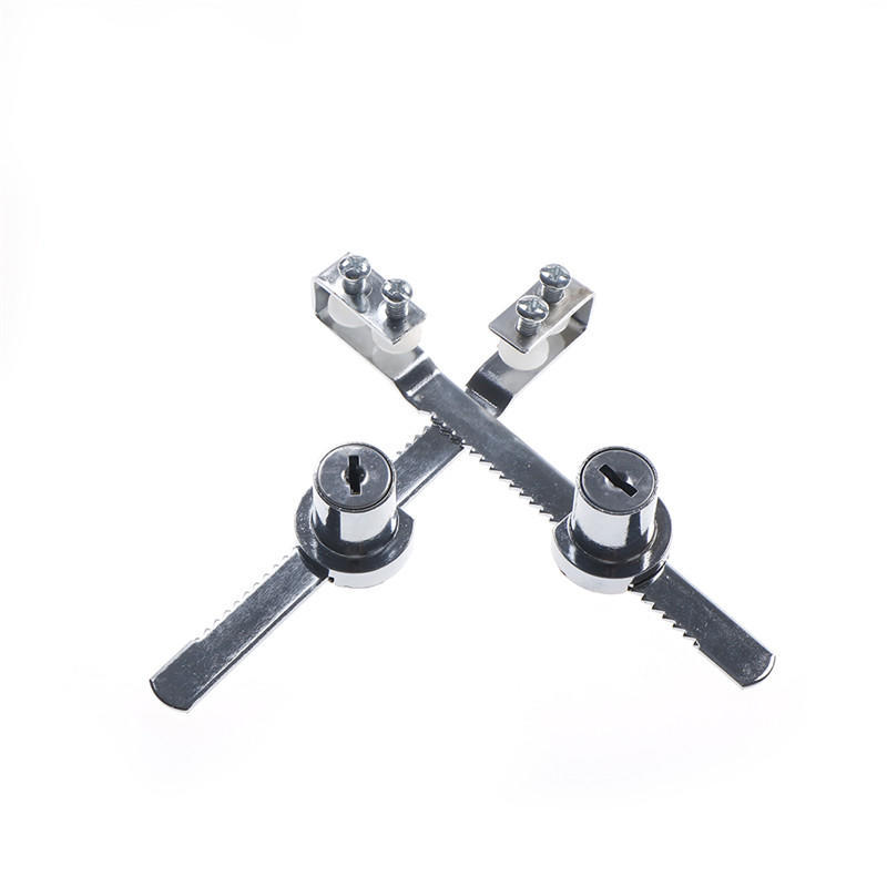 გამძლე პრაქტიკული კაბინეტის შუშის კარის საკეტი+გასაღებები ქვეწარმავლების ვიტრინის კორპუსისთვის