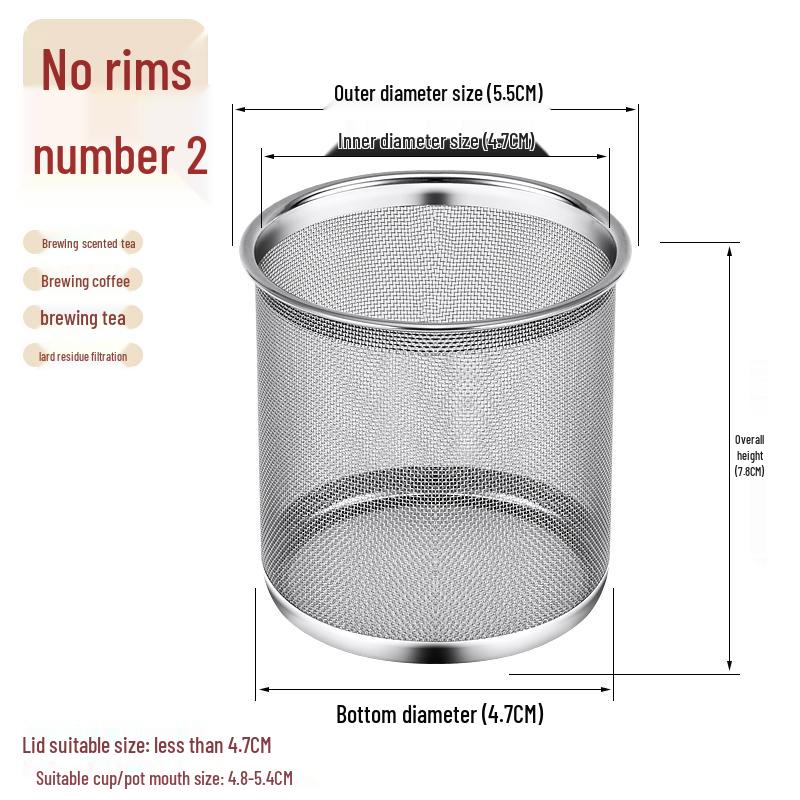 Stainless Steel Tea Infuser for Tea Leaves - Teapot Strainer and Filter