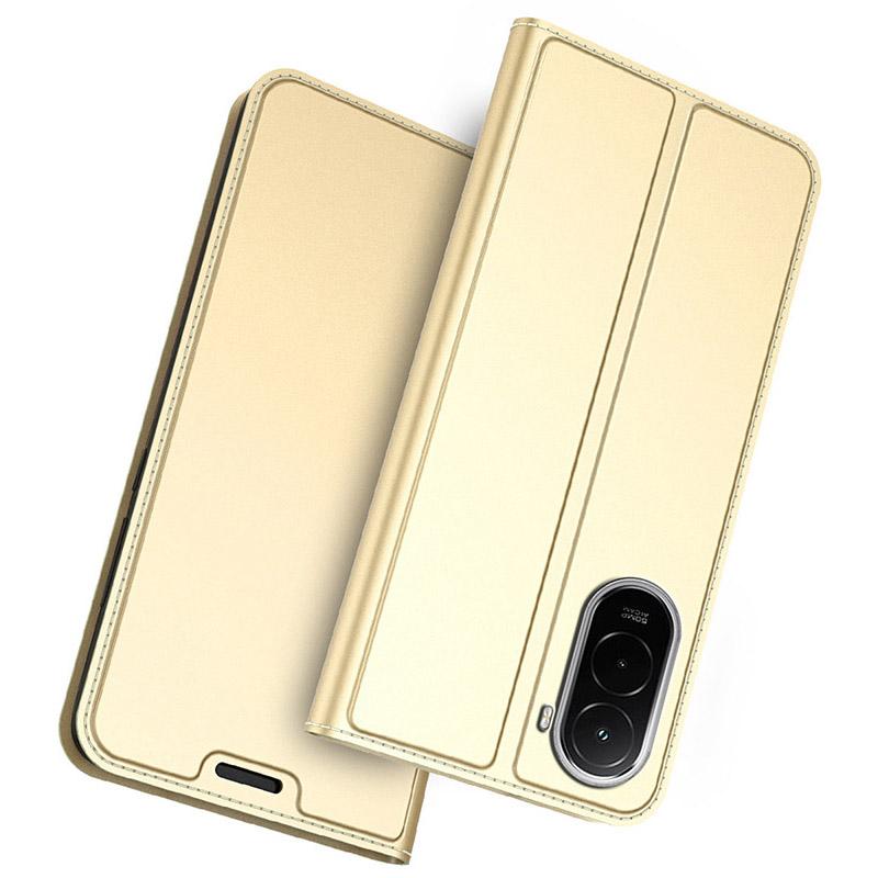 

Для Xiaomi Poco M7 4G (Європа) (171мм) Чохол PU Шкіряний Чохол для Телефону з Тримачем для Карт Підставкою